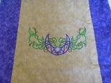 Purple Crescent and Vine Bag.
